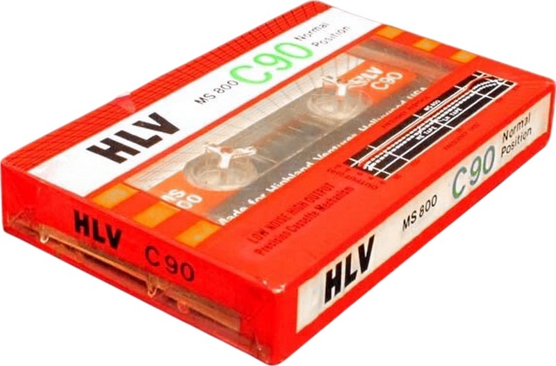 Compact Cassette HLV 90 "MS 800" Type I Normal 1988 USA