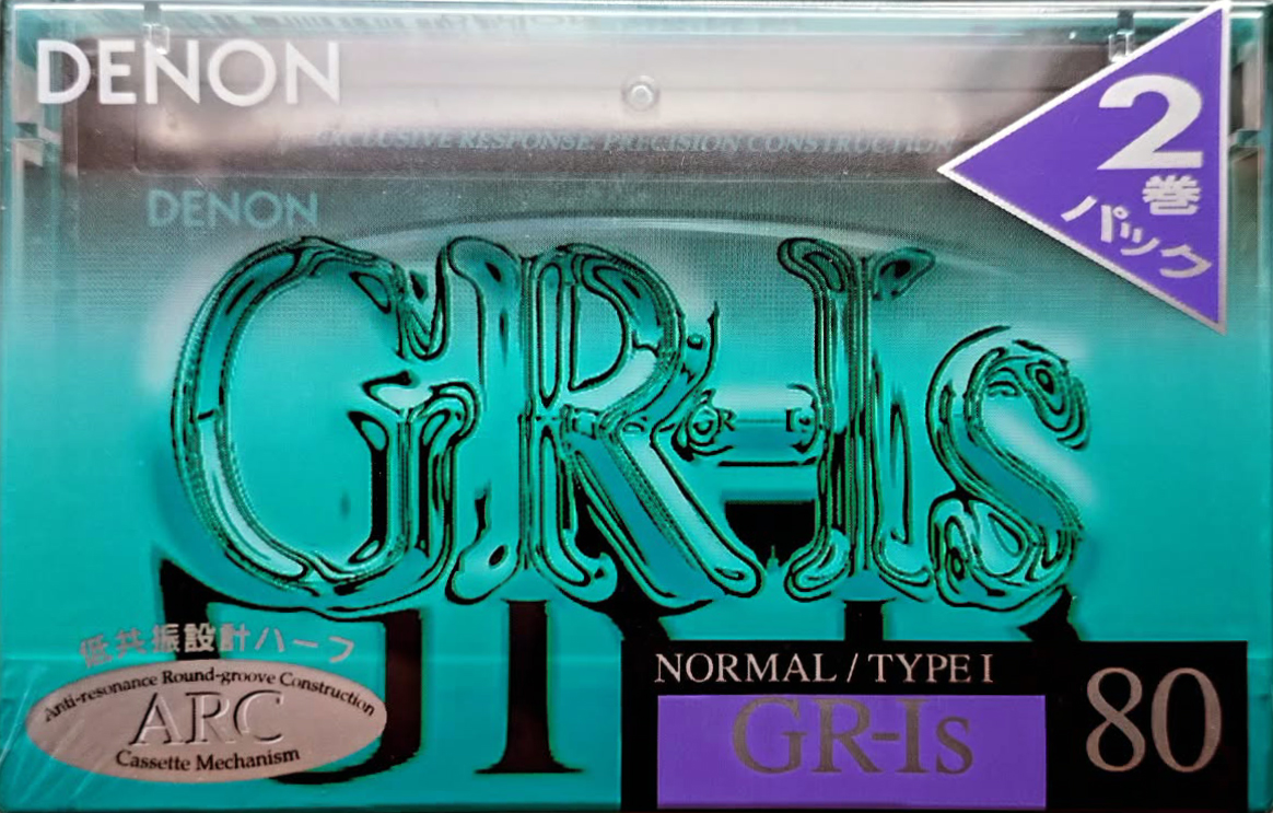 2 pack Denon GR-Is 80 Type I Normal 1992 Japan