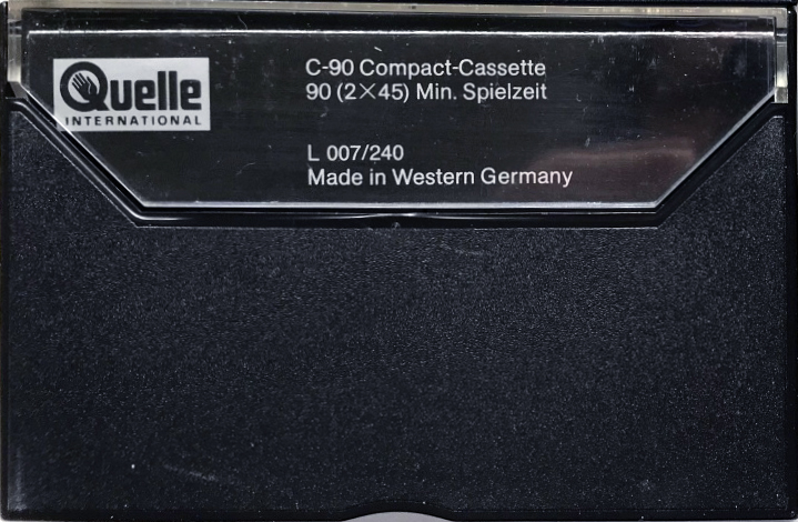 Compact Cassette Universum Super 90 Type II Chrome 1982 Europe