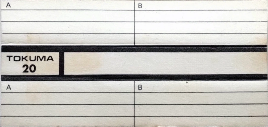 Compact Cassette Tokuma CM 20 Type I Normal 1984 Japan