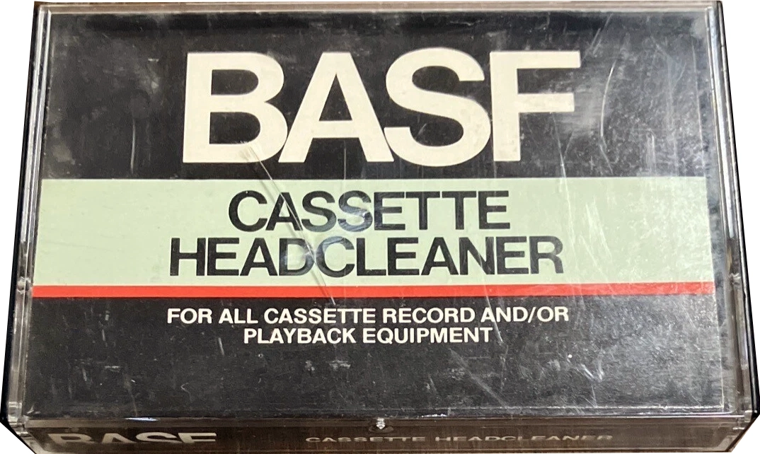 Compact Cassette BASF Cleaning Cassette 1976 USA