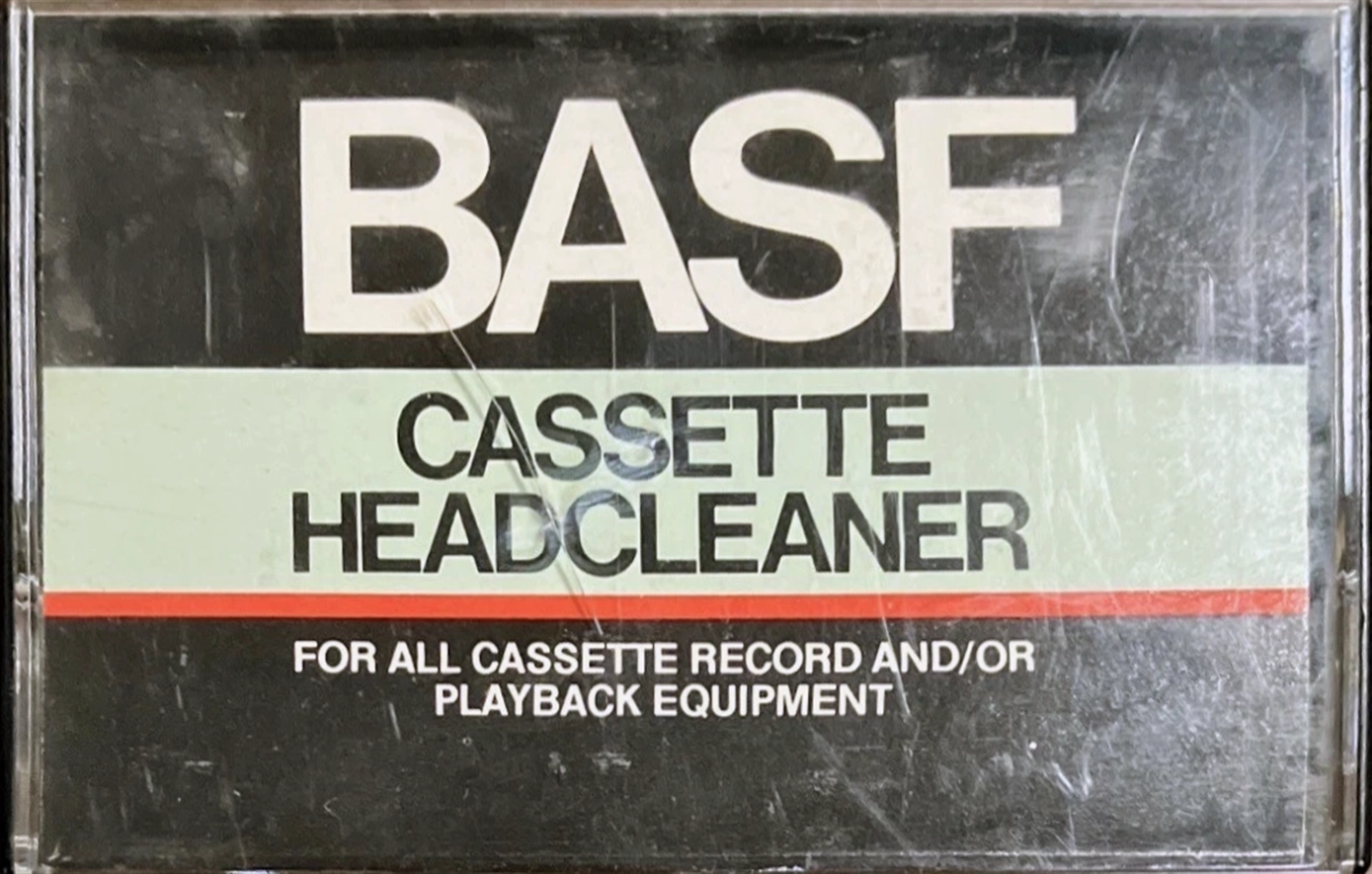 Compact Cassette BASF Cleaning Cassette 1976 USA