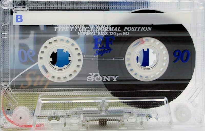 Compact Cassette: Sony  - Super EF 90