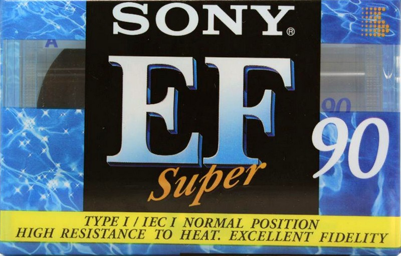 Compact Cassette: Sony  - Super EF 90