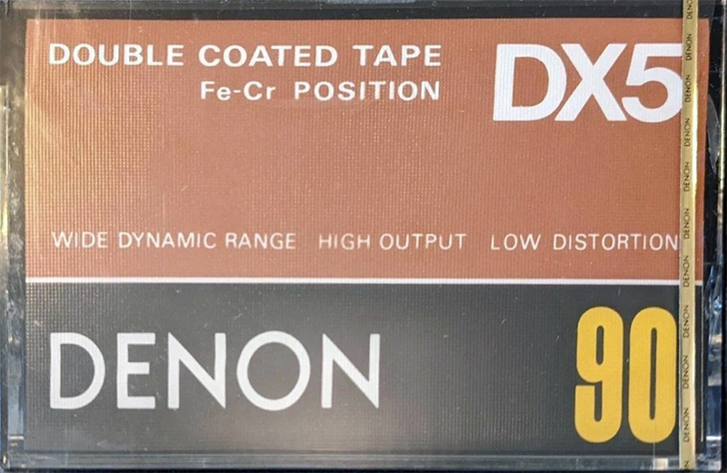 Compact Cassette Denon DX5 90 Type III Ferro Chrome 1978 USA