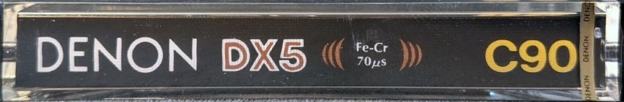 Compact Cassette Denon DX5 90 Type III Ferro Chrome 1978 USA