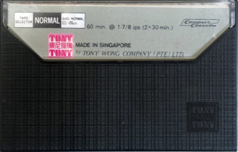 Compact Cassette: Unknown Tony -  60