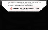 Compact Cassette TDK KR Krom 60 Type II Chrome 1972 USA