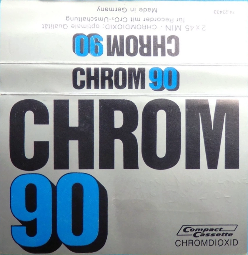 Compact Cassette No Name 90 Type II Chrome Germany