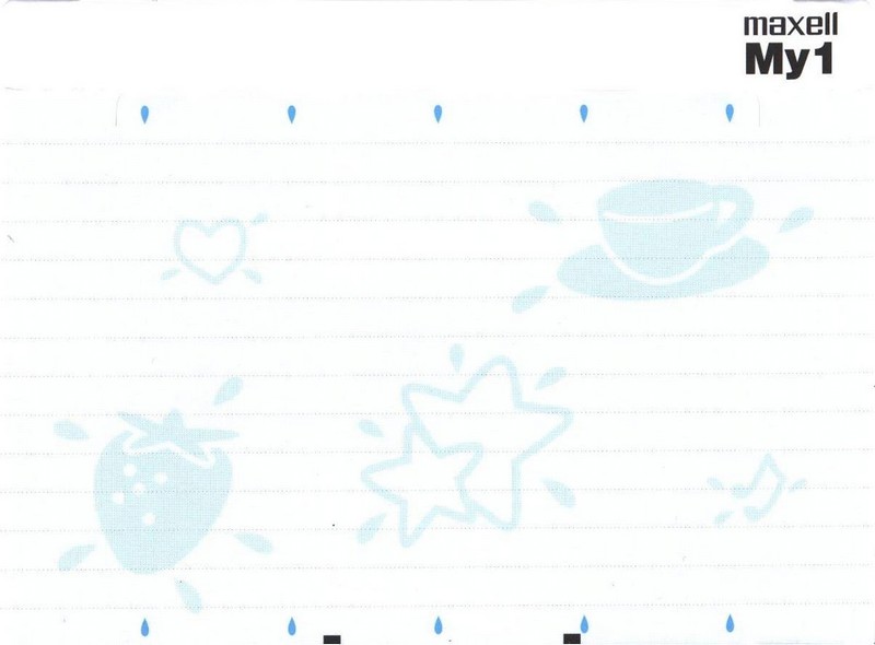 Compact Cassette Maxell My1 70 "MY1-70M" Type I Normal 1999 Japan
