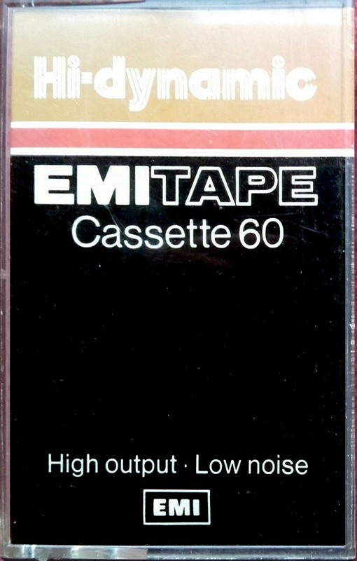 Compact Cassette EMITAPE HI-DYNAMIC 60 Type I Normal 1972 Europe