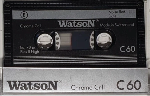 Compact Cassette Watson 60 Type II Chrome 1982 Europe