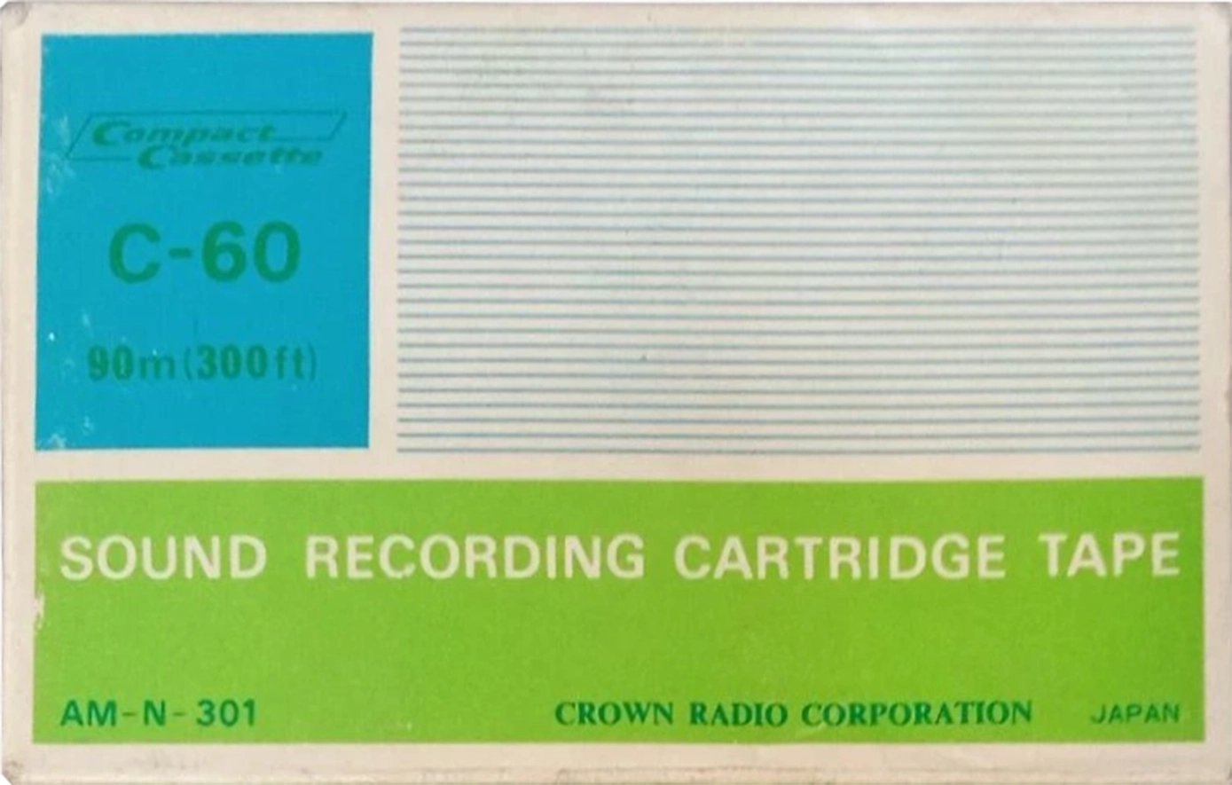 Compact Cassette Crown / Crown Radio Corporation 60 "AM N 301" Demonstration Tape 1978 Japan