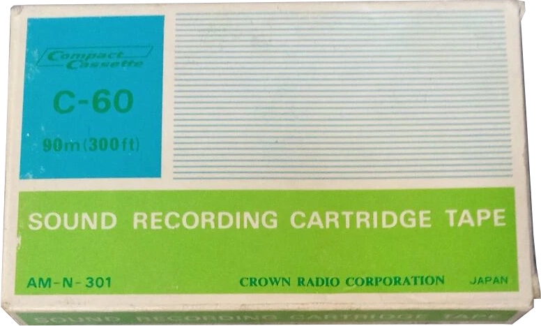 Compact Cassette Crown / Crown Radio Corporation 60 "AM N 301" Demonstration Tape 1978 Japan