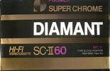 Compact Cassette Polimer Diamant SC-II 60 Type II Chrome Hungary