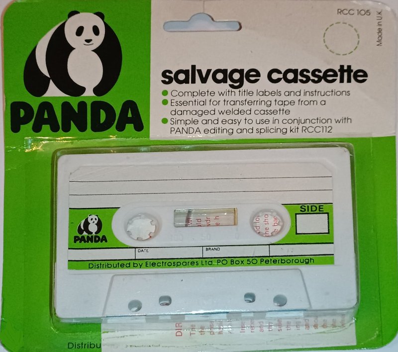 Blister Panda "RCC 105" Service Cassette UK