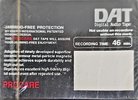 Digital Audio Tape Procare 46 "AT" Type IV Metal 1988 USA