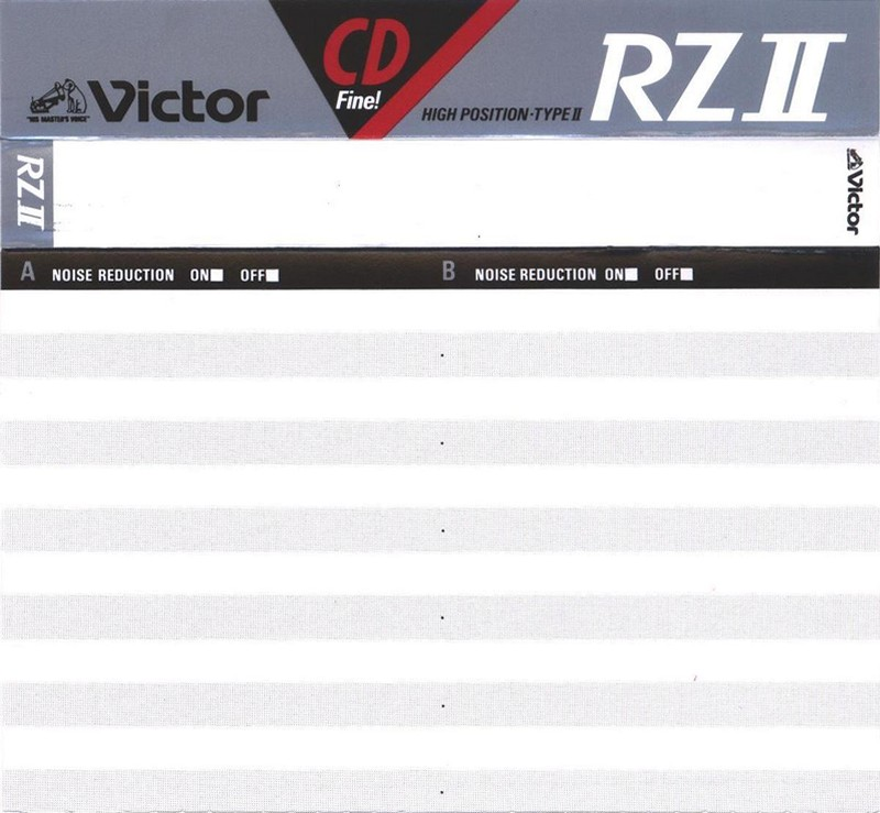 Compact Cassette Victor RZII 46 "RZ2-46N" Type II Chrome 1990 Japan