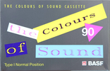 Compact Cassette BASF The Colours Of Sound 90 Type I Normal 1989 Europe