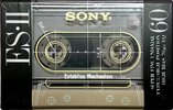 Compact Cassette Sony ES-II 60 "C-60ES2" Type II Chrome 1991 Japan