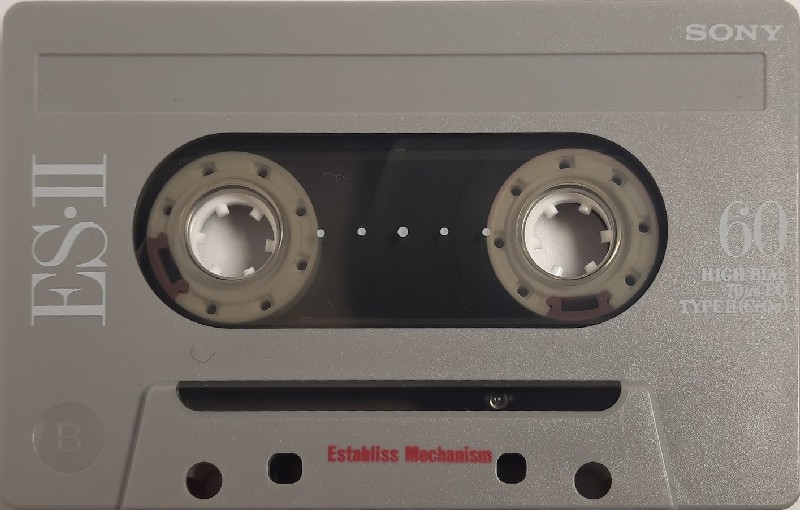 Compact Cassette Sony ES-II 60 "C-60ES2" Type II Chrome 1991 Japan