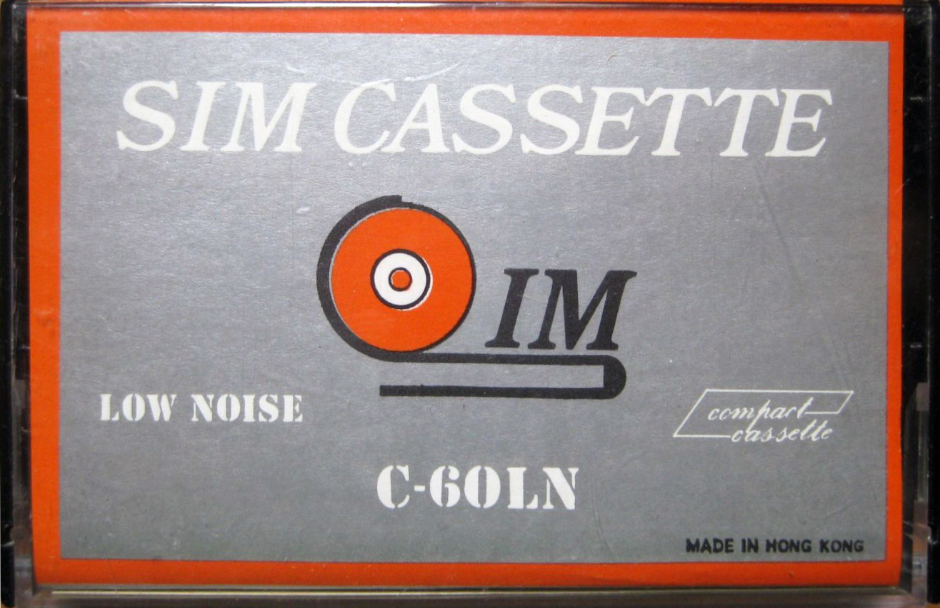 Compact Cassette Sim LN 60 Type I Normal Hong Kong