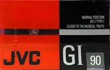 Compact Cassette JVC GI 90 "G1-90A" Type I Normal 1990 North America