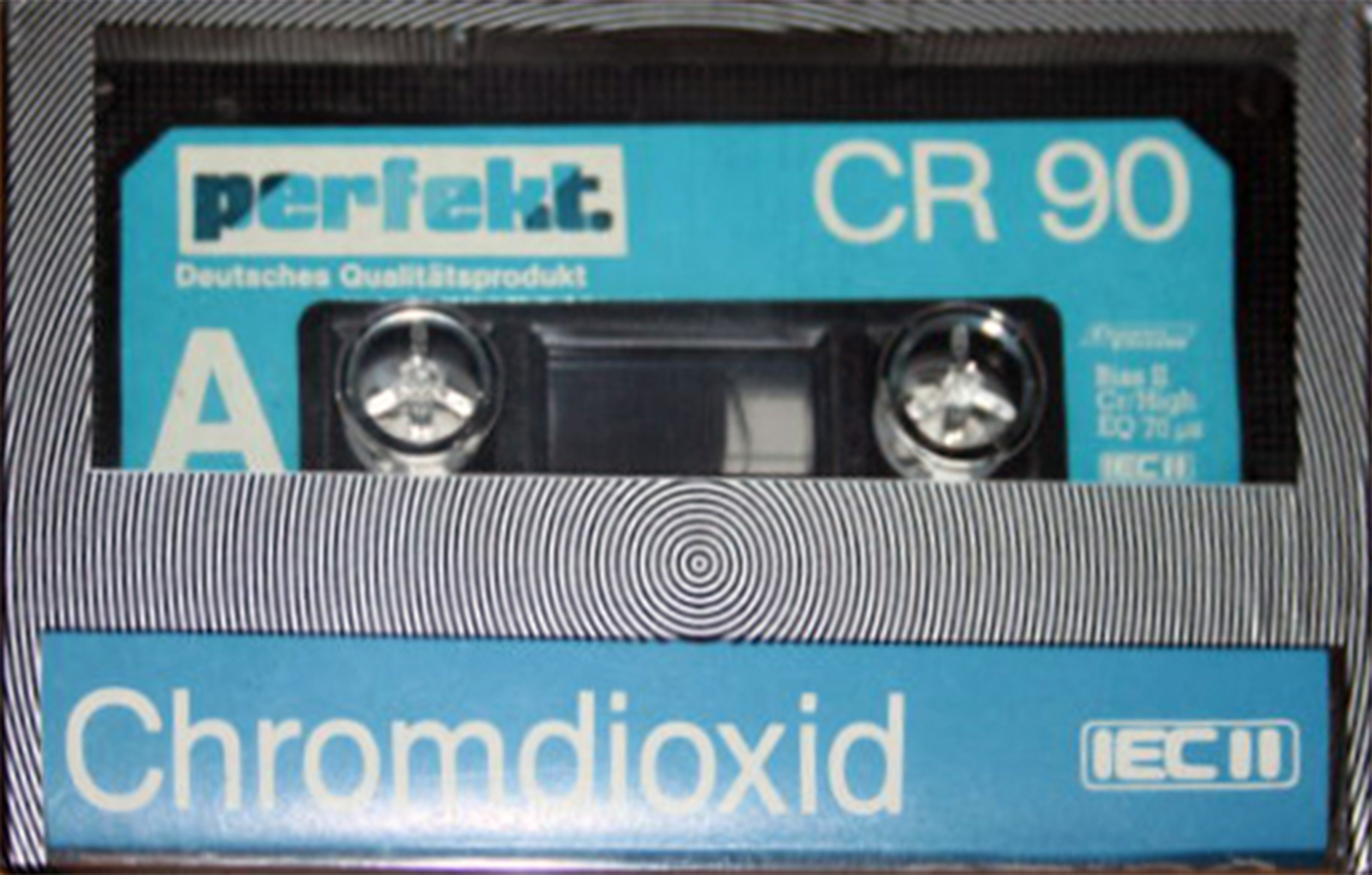 Compact Cassette Perfekt CR 90 Type II Chrome Germany