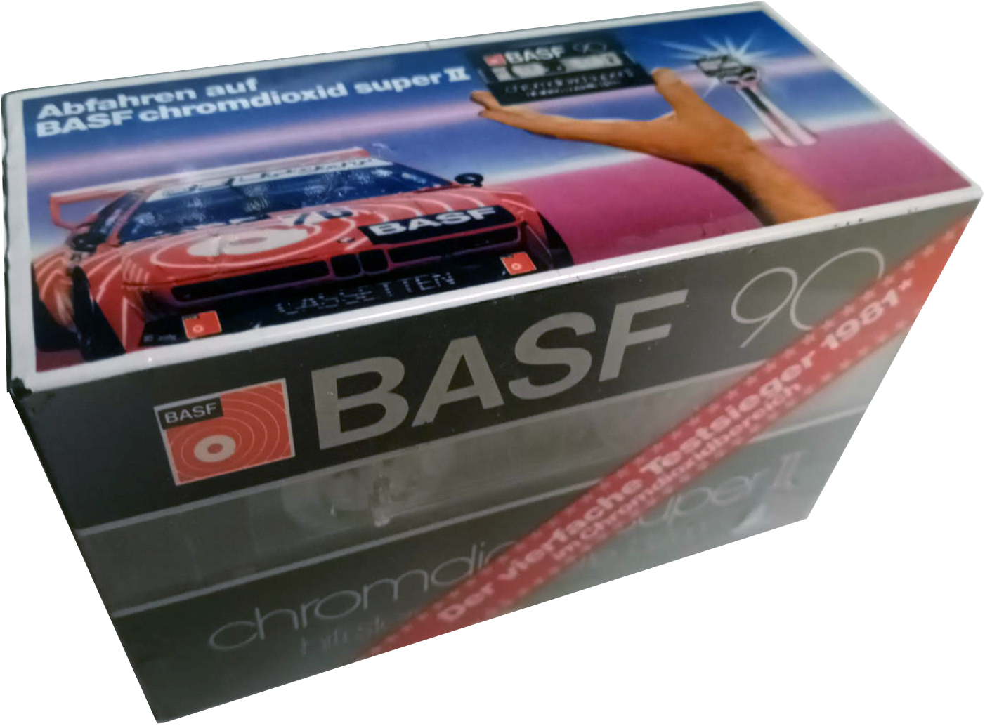 3 pack BASF Chromdioxid Super II 90 Type II Chrome 1981 Germany