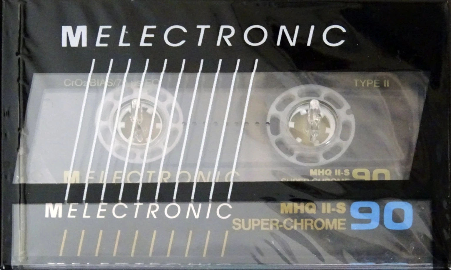 Compact Cassette Melectronic MHQ II-S 90 Type II Chrome 1987 Switzerland
