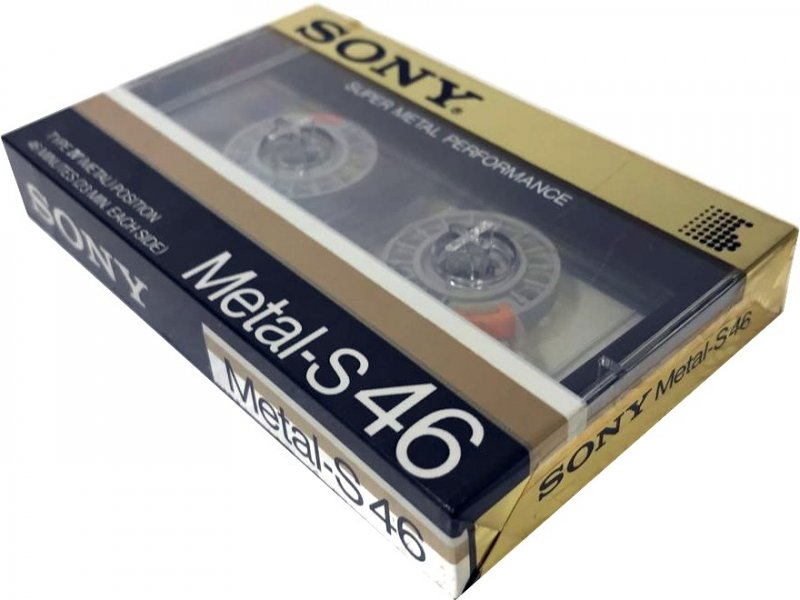 Compact Cassette Sony Metal-S 46 Type IV Metal 1985 Japan