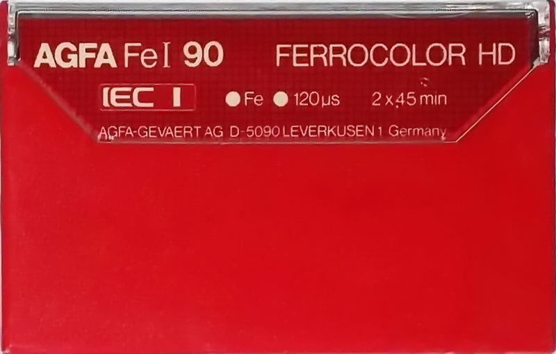 Compact Cassette: AGFA  - Ferrocolor HD 90