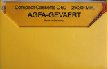 Compact Cassette AGFA 60 Type I Normal 1972 Germany