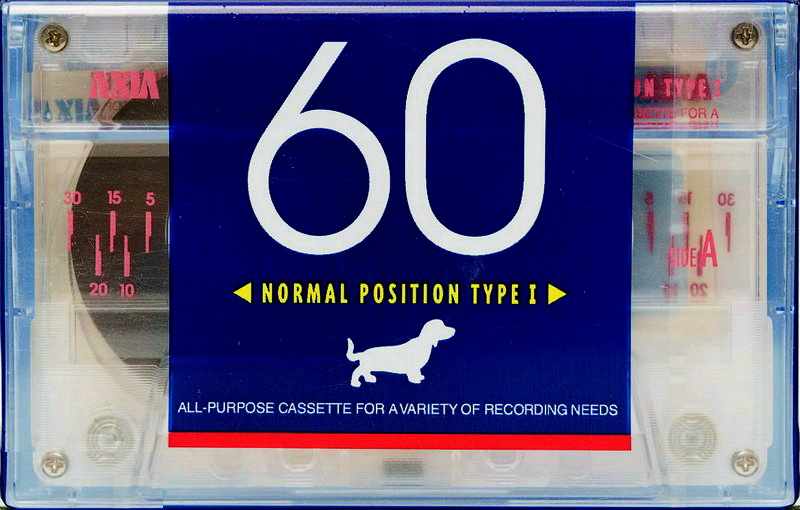 Compact Cassette AXIA AX1 60 Type I Normal 2000 Japan