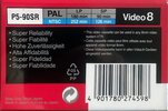 Video8, Hi8, Digital8 Sony SR 90 "P5-90SRA" Type I Normal 1993 Europe