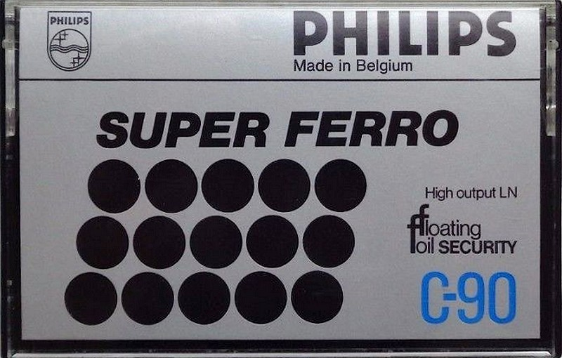 Compact Cassette Philips Super Ferro 90 Type I Normal 1978 Europe