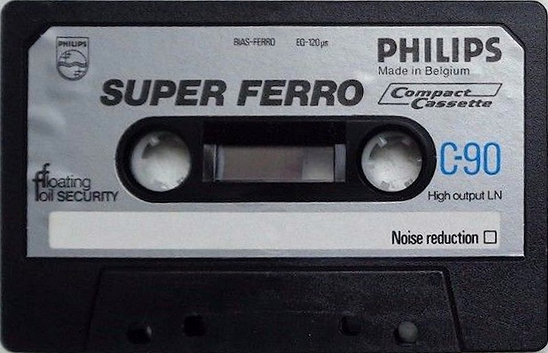 Compact Cassette Philips Super Ferro 90 Type I Normal 1978 Europe