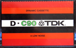 Compact Cassette TDK D 90 Type I Normal 1972 Japan
