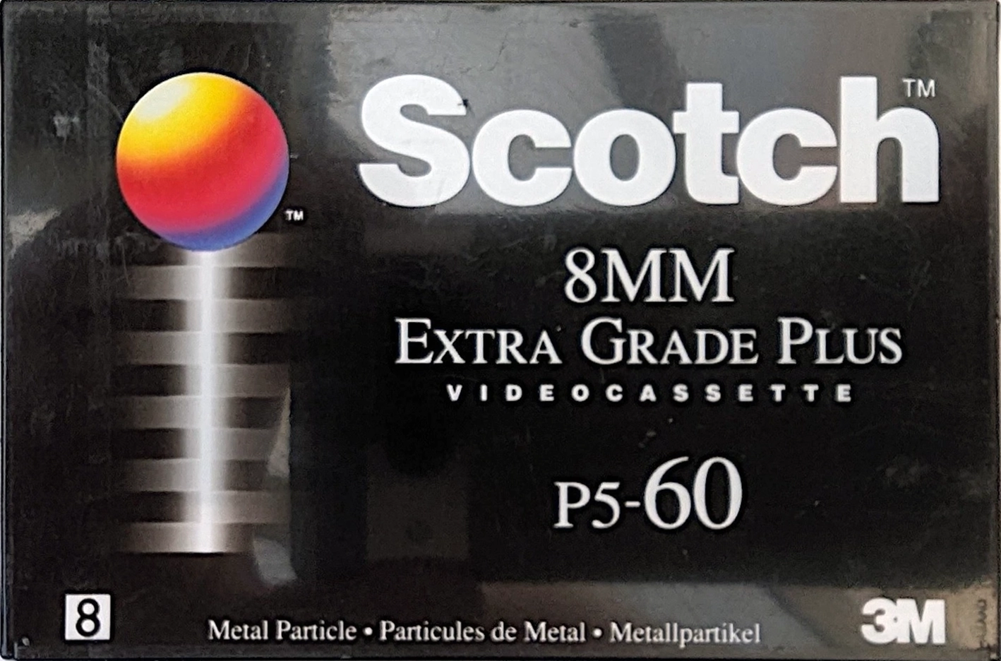 Video8, Hi8, Digital8 Scotch 60 Type IV Metal 1993 North America