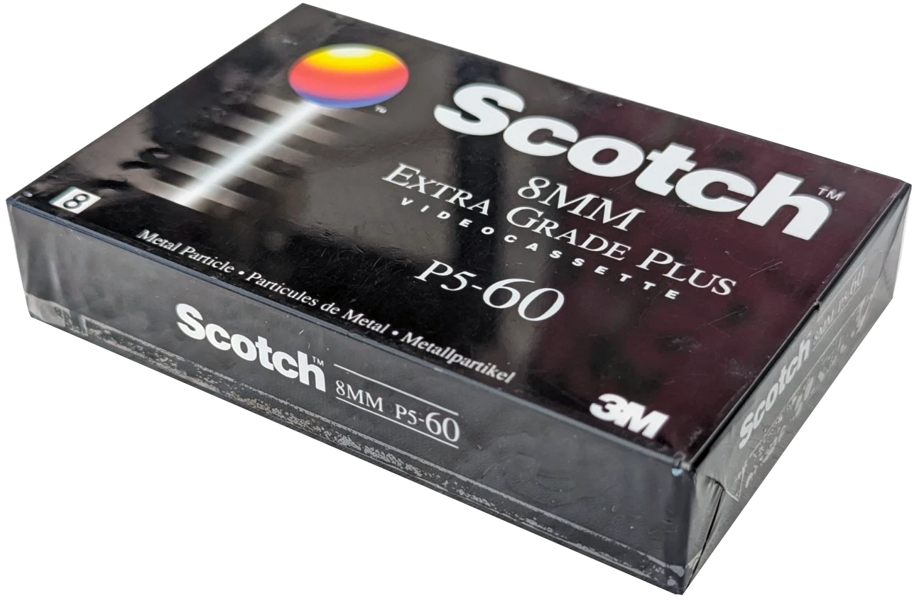 Video8, Hi8, Digital8 Scotch 60 Type IV Metal 1993 North America