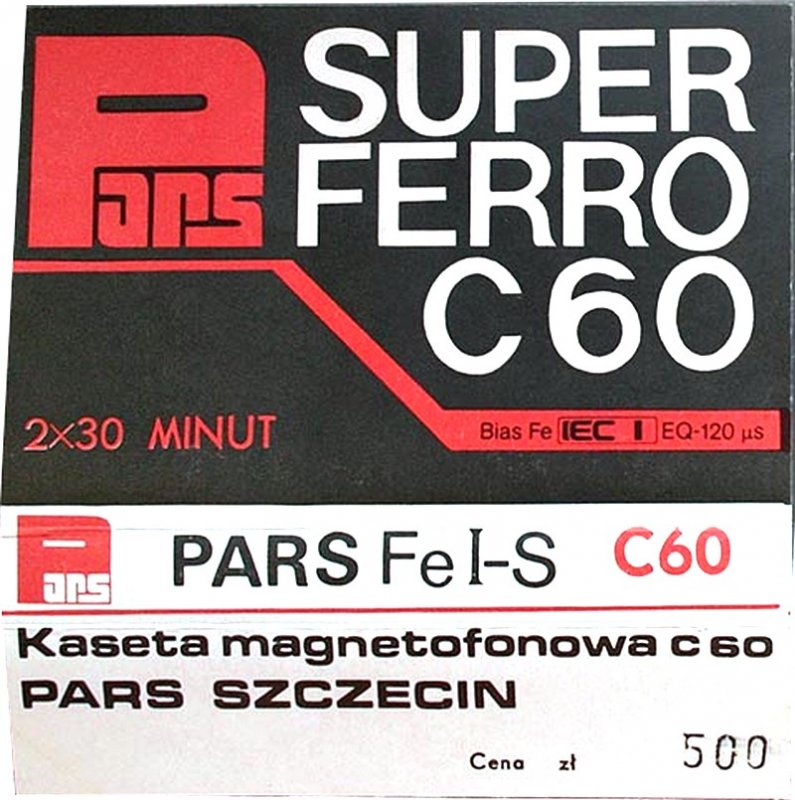 Compact Cassette:  Pars -  60