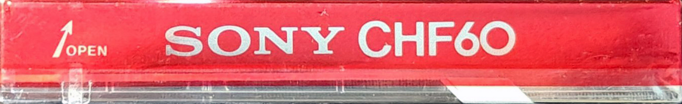 Compact Cassette Sony CHF 60 Type I Normal 1982 North America