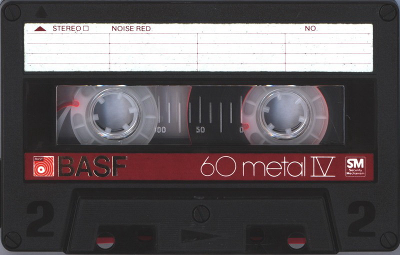 Compact Cassette BASF Metal IV 60 "ME IV" Type IV Metal 1982 Europe