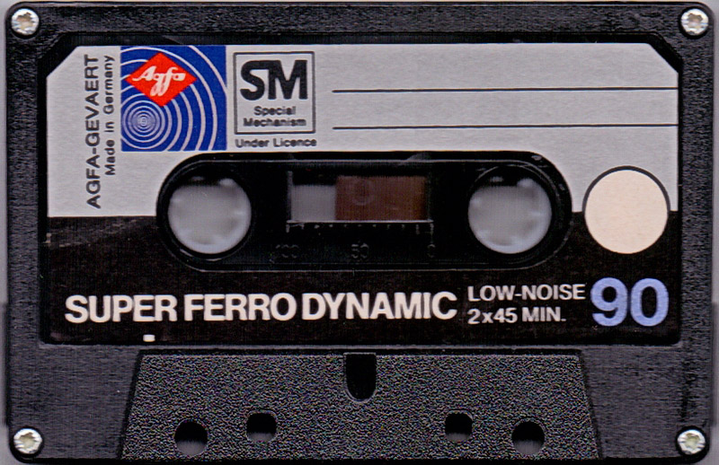 Compact Cassette: AGFA  - Super Ferro Dynamic 90