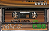 Compact Cassette Laser UHD II 90 Type II Chrome 1991 USA