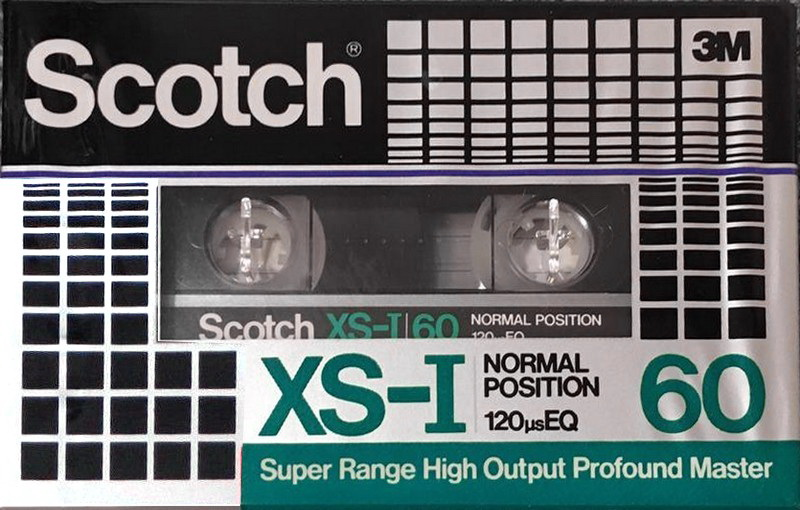 Compact Cassette Scotch XS I 60 Type I Normal 1982 Japan