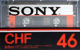 Compact Cassette Sony CHF 46 Type I Normal 1978 North America