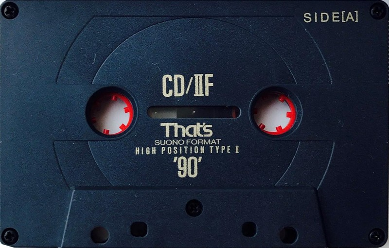Compact Cassette Thats CD-IIF 90 Type II Chrome 1991 Europe