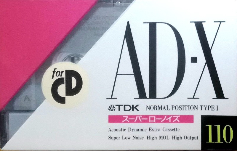 Compact Cassette: TDK  - AD-X 110