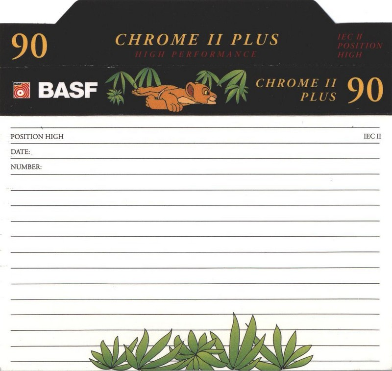 Compact Cassette: BASF  - Chrome II Plus 90